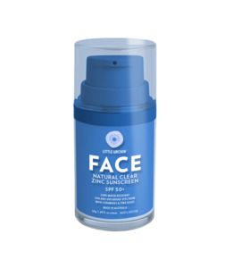Little Urchin - Natural Clear Zinc Face Sunscreen SPF50 - 50g