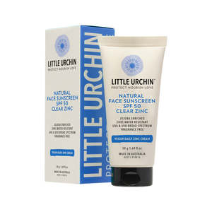Little Urchin: Little Urchin - Face Sunscreen Clear Zinc SPF50 (50g)