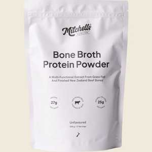 Mitchells Nutrition Bone Broth Protein Powder- Unflavoured 500g