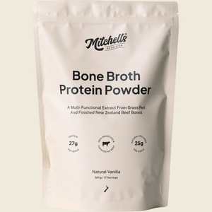 Mitchells Nutrition Bone Broth Protein Powder-Vanilla 500g