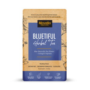 Mavella Superfoods - Bluetiful Herbal Tea with Blue Butterfly Pea Flower + Colla&hellip;