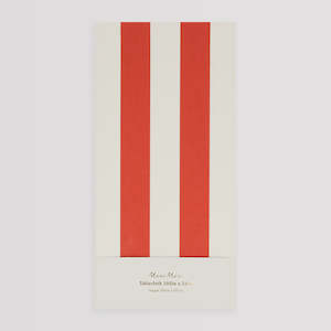 Home & Living: Meri Meri Red Striped Paper Tablecloth