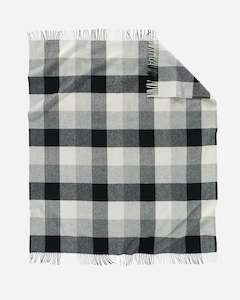 Picnic Rugs: Pendleton Eco Wise Throw Black & White