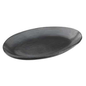 La Chamba: La Chamba Oval Plate Large (Size 7)