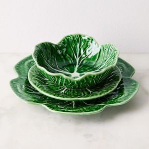 Bordallo: Bordallo Cabbage Bowl 17.5 Natural