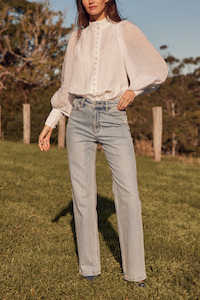 Clothing: Zoe Kratzmann Atlas Top Porcelain