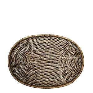 Rattan Oval Tray  - Large