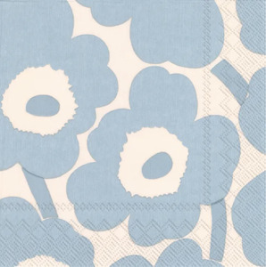 IHR Luncheon MM Unikko Cream Light Blue