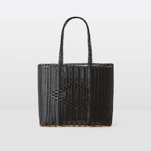 Palorosa Handwoven Tote Basket Med - Black