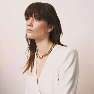 Homepage: Vanessa Baroni - Mini Beads Necklace Gold