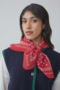 Moismont Scarves: Moismont 100% Wool Scarf 676  Carmin