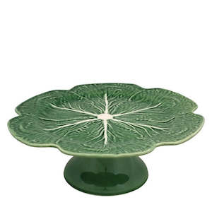 Bordallo Cabbage Cake Stand 31 Natural
