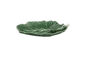 Bordallo Cabbage Leaf 28 w.Bowl Green