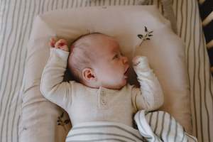 Leni Fitted Bassinet Sheet - Gum