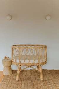 Leni Fitted Bassinet Sheet - Kanuka