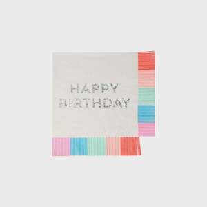 Meri Meri Birthday Fringed Napkins