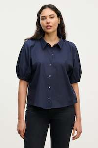 Velvet: Autumn Blouse Navy by Velvet