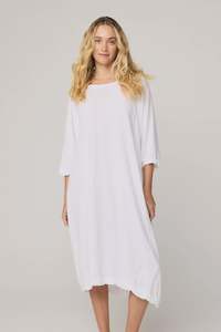 Primness Sandy Dress Blanc
