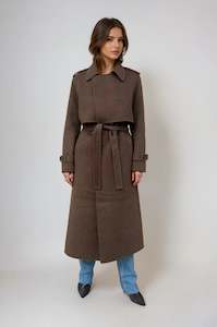 Deval: Deval Lawson Coat Chestnut
