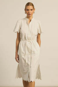 Linen: Zoe Kratzmann Portside Dress Procelain