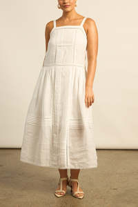 Linen: Zoe Kratzmann Altitude Dress Porcelain