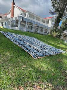 Picnic Rugs: Intrepid Picnic Rug Nadia Blue/Grey 2x2m