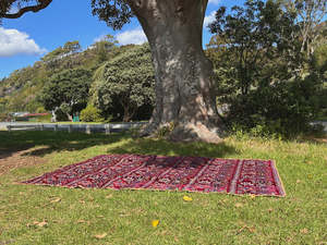 Intrepid Picnic Rug Layla Red Large 3x2m