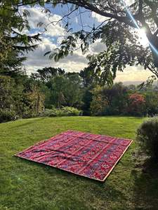 Intrepid Picnic Rug Layla Red 2x2m