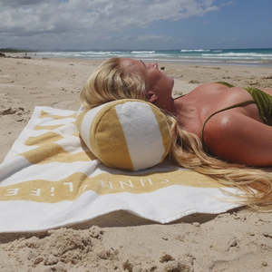 Beach Pillow - Butternut
