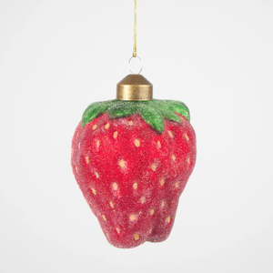 Sugared Strawberry Decoration