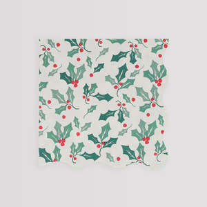 Meri Meri Holly Pattern Napkins