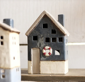 Tealight St Malo House w.Buoy Large