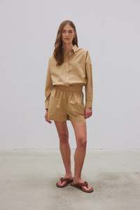 New: LMND Cotton Shorts Toffee