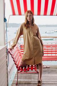 LMND Chiara Midi Dress Toffee