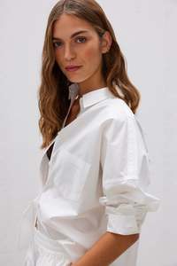 New: LMND Chiara Shirt Cotton White
