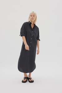 Clothing: LMND Chiara Maxi Dress Black