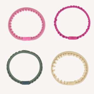 Kknekki Thin Hair Ties 4pack
