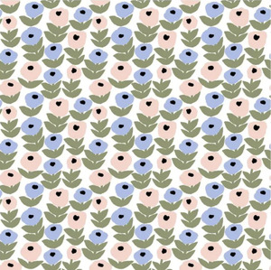 IHR Havi Luncheon Flora Light Blue