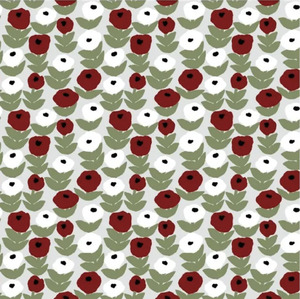 Living: IHR Havi Luncheon Flora Green Red