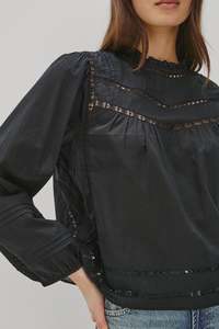 Sale: Rails Reyna Cotton Top Black
