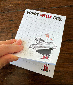 50 Leaf Notepad Welly Girl NZ