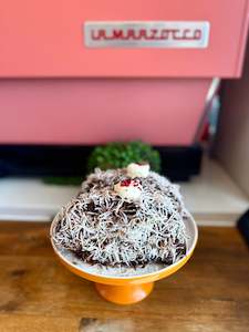 Gluten Free Vegan: Chocolate Lamington Swiss Roll (March Only) No Added Gluten (Fri - Sun Only)