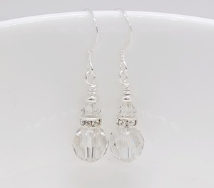Products: Silver Shade Round Swarovski Crystal Earrings – Wendi Lindsay Jewellery