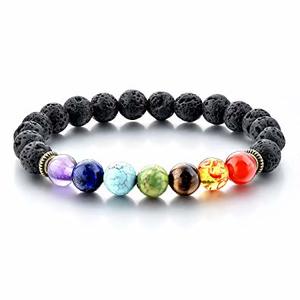 Essential Oils Diffusers: Chakra Lava Bracelet