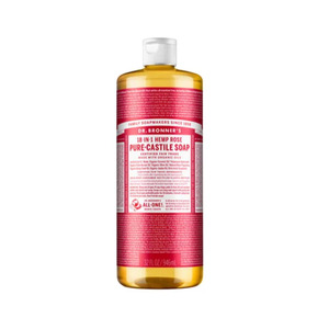 Dr Bronners: Dr Bronner's Rose Liquid Castile Soap 944ml