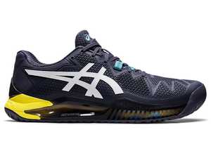 Asics Gel Resolution 8 Hardcourt Mens Indigo Fog / White