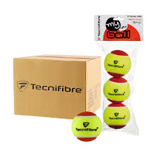 Tennis Balls: Tecnifibre TF My New Ball 3B (6 Dozen) Carton