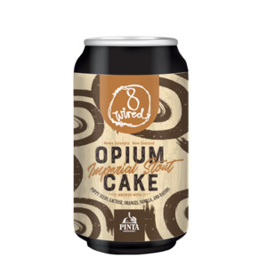 8 Wired Opium Cake 330ml Can - West Auckland Liquor