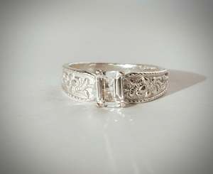 Sterling Silver: Western Belle Engagement Ring
