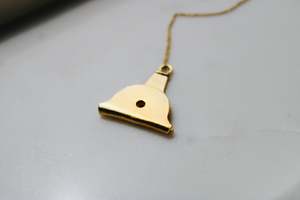 Necklace: Shepherds Whistle - 18K Gold Plated (shipping in two weeks)